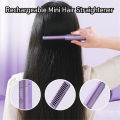 Straightner - Wireless Hair Hot Comb - Portable Mini USB Rechargeable - Hair Straightener - Fast Heating Hair Straightening - Styling Tool - Straightner Brush - Straightner And Curler - Straightner Comb - Straightner Mini. 