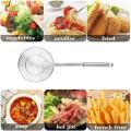Deep Frying Strainer Spoon Mesh Net Strainer Ladle Long Handle. 