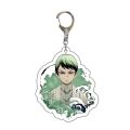 Demon Slayer keychain doll set rubber Pendant Acrylic Tanjirou Nezuko Butterfly Ninja My Wife Zenitsu Inosuke Tomioka Yoshiyuki Purgatory. 