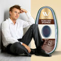 WBM Shoe Shining Sponge - Brown  Instant Shine Polish with Liquid- 11ML. 