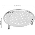 Steamer Stand Steamer Pot Stainless Steel Steamers Stand and Steamer Rack High Quality 8" 10" 12" 13" inch Stainless Steel Steamer Rack Rack Insert Stock Pot Steaming Tray Kitchen Home for Steam chicken Roast Steamer machine. 