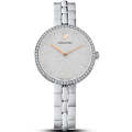 Swarovski Cosmopolitan Silver Stainless Steel Silver Dial Quartz Watch for Ladies - 5517807. 