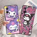 Girl Kuromi Cool For OPPO A96 A94 A93 A77S A76 A74 A73 A72 A57S A56S A54S A53 A52 A15S A9 A5 Black Phone Case Phone Case. 