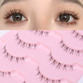 5Pairs Lower Eyelashes Pack Natural Manga Under Eye Lashes Soft Lower Eyelashes Handmade Bottom Lashes Makeup Tools. 