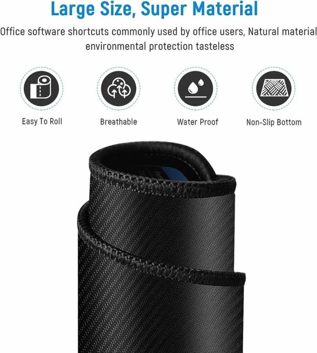 US%20Dealz%20Shortcut%20Formula%20Non-Slip%20Office%20Keyboard%20Mat,%20Large%20Gaming%20Mouse%20Pad%20Desk%20Mat%20Office%20Software%20Shortcuts%20Mousepad%20with%20Personalized%20Design%20by%20Office%20Users%20(31.5%20*%2011.8%20inches)%20-%20Image%208