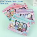 Cute Fancy Eraser For Girls Boys - Art Eraser Set - Cute Fancy Eraser For Kids - Cartoon School Supplies Kindergarten Drawing Gift Unicorn Eraser - Donut - Ice-Cream - Lollipop - Popsicle Shape. 