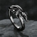 Gothic Retro Silver Snake Skeleton Dragon Rings Women Men Fashion Jewelry Punk Rock Gifts Creative Design Wedding Party Ring. 