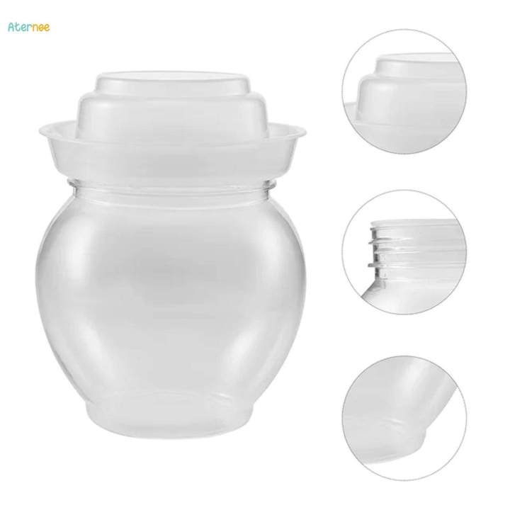 Kimchi%20Jar%20Traditional%20Stable%20Fermentation%20Crock%20Food%20Containers%20Clear%20with%20Inner%20Lid%20Sichuan%20-%20Image%202