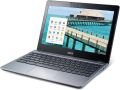 Acer C720-2844 Chromebook (Windows 10, Intel Celeron 2955U 1.4 GHz, 11.6" LED-lit Screen, Storage: 128 GB M.2 SSD, RAM: 2 GB), Grey. 