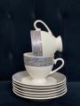 50 pieces-bone china dinner set- Aurora. 