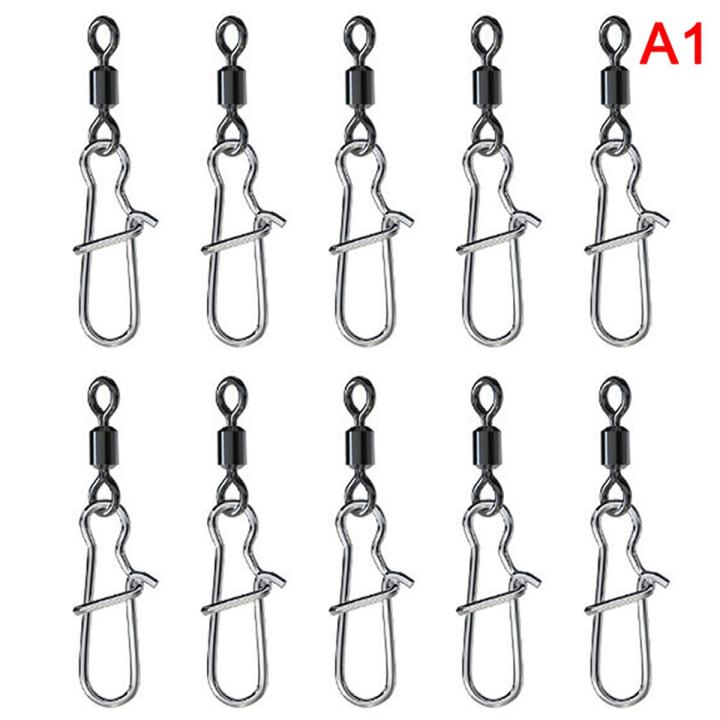 Stainless Steel Fishing Connector Pin Bearing Rolling Swivel Snap Pins Fishing Lonni