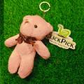Cute Stuffed Animal Bear Pendant Plush Teddy Bear Keychains | Small Cute Teddy Bear | clickpick | Teddy Bear Keychain holder for teenagers daily use in school, offices and collages Girls / Women Keychain. 