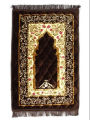 [PACK OF 1] Val-vet Foam Print Embossed Jai namaz / Janamaz / Prayer Rug / Prayer Mat premium quality pyaer mat/jaaye namaz orthopaedic jaye namaz /orthopaedic prayer mat. 