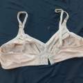 Soft Cotton Comfortable Full Coverage Non-Padded Bra - Skin. 