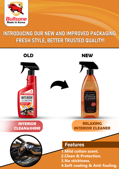 Car Dashboard Polish Relaxing Interior Cleaner Spray 550ML