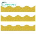 Bulletin Board Borders Sparkling Classroom Border Trim 30pcs Glitter Bulletin Board Decoration in 5 Colors for Diy Projects Wavy Bulletin Board Borders. 