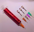 mehndi applicator pen with 8 extra needle, create amazing henna designs by henna applicator pen. 