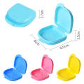 Dental Orthodontic Retainer Box Dentures Storage Box Denture Case Braces Box Teeth Mouth. 