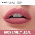 Maybelline New York Color Sensational Liquid Matte Lipstick - The Nudes Collection- NU05. 