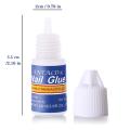 Pack of 5 Artificial Nails Glue MAGIC ARMOR Nail Glue for Acrylic Nails, Professional Nail Tip Glue Nail Glue for Press On Nails False Nails Fake Nails Tips Glue Adhesive Glue for Acrylic Art Broken Long Lasting  3g. 