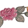 Embroidered Floral Lace Neckline Neck Collar Trim Clothes Sewing Patch B - intl. 