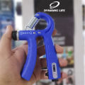 DYNAMIC LIFE Hand Grip with counter for Strength Training, Adjustable Resistance spring, Fingers Wrist Forearm Exerciser Workout Gear Home Fitness Gym Exercise Equipment. 