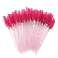 purple-50 pcs/set Eyebrow Mascara Wand Eyelash Spoolie Brushes Mix Disposable Lash Wands Eyelash Extension Brush Makeup Tools. 