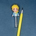 Elsa And Anna (set of 4) - Fancy Lead Bullet Push (sika) Pencil For Kids (Girls and Boys). 