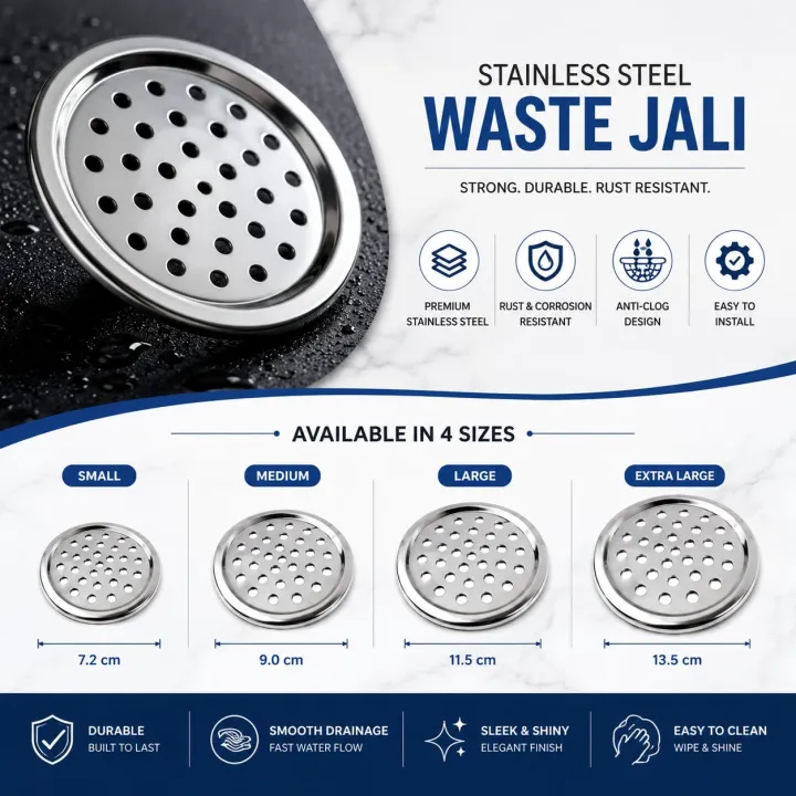 Stainless%20Steel%20Sink%20Waste%20Jali%20Drain%20Strainer%20%7C%20Anti%20Clog%20Kitchen%20&%20Bathroom%20Drain%20Cover%20%7C%20Small%20Medium%20Large%20XL%20-%20Image%203