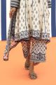 Sana Safinaz Cambric Culotte Stitched Bottoms For Women and Girls - B.Trousers Collection - Design Code: SS23TCPL403. 