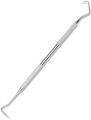 Professional Dental Tarter Scraper Tool Pick, Double Ended Tartar Plaque Remover for Teeth, Tooth Scraper - Added Tooth Cleaning at Home - 100% Stainless Steel, 6.5" Length (6.5 Inch (Pack of 1)). 
