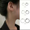 Pure Silver (chandi) Nose Ring with Spring Shaped Lock For Women. 