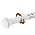 Tension Rod Curtain Shower Adjustable Rod Spring Tension Easy Installation. 