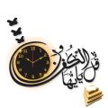 Decor Club wooden Wall Clock 3D Wooden Watch DIY Design Decoration HOME With Birds Numeral Quartz For Home Decor Living Room And Offices And For Gifts. 