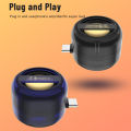 Portable Mini Speaker Universal Mini Type-C Plug in Mobile Phone Speaker Amplifier External Wired Speakers. 
