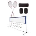 Multicolor Badminton Set Pack of 18. 