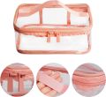 Discover the Elegance of Crystal Clear Beauty: Premium Double-Layer Transparent Cosmetic Bags for Organized Bliss! designed makeup bags combine practicality, style, and durability. Crafted from premium. 