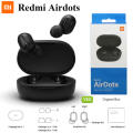 Xiaomi Redmi Mi TWS Airdots Airbuds Earbuds Bluetooth v 5.0 Stereo Sound for iOS and Android With charging Cable Gift. 