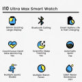 i10 Pro Max Smart Watch - 2.19" HD Screen, Waterproof. 