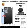 SAMSUNG A23 FULL BACK 360 PREMIUM Protection Skin / Wrap-LEATHER. 