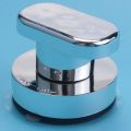 Suction Cup Handle Door 2 Pieces Fridge Glass Mobility Handle Silver. 