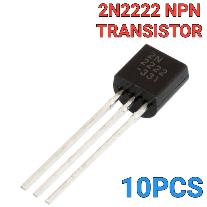 10PCS 2N2222A Bipolar Junction NPN Transistor in Pakistan