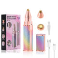 Chargeable Flawless 2 in 1 Eye Brow And Facial Hair Remover Machine,. 