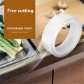 【HOT】 0.8Mm Kitchen Sink Waterproof Mildew Strong Self-Adhesive Transparent Tape Bathroom Bathroom Gap Strip Pool Water Seal. 