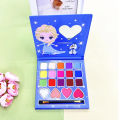 19 Colors Cute Cartoon Pattern Shimmer Matte Sequins Blush Multicolor Makeup Eyeshadow Palette Children Stage Makeup Beauty. 