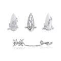 Metal art fairy cool ring jewelry adjustable nail set ancient. 
