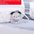 1 Pc Cartoon Cute Kitty Puppy Key Chain Korean Style Fashion Animal Keyrings For Backpack Car Key Pendant Keychain Accessories. 