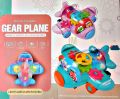 Mechanical Gears Toy car, Airplane with Lights Transparent Mechanical Gear Toys. 
