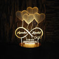 Besty Brand Customized Illusion Lamp, 3D Lamp, Customized Lamps, Lamps for Bed Room,  Customized Gifts, Gifts for Girls, Anniversary Gift,  Customize Lamp with Name, Customize 3d illusion lamp, 3D Light Lamp, Night Lamp, Decoration Piece. 