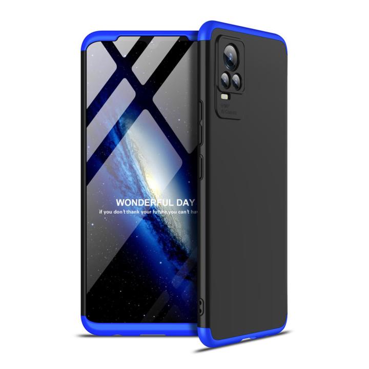 【Mary DAI Store】360 Degree Cover For Vivo V21e Case 3 In 1 PC Protection